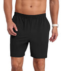 QDG Mens Athletic Running Shorts Quick Dry Shorts Lightweight Sports Gym Basketball 7inch Hiking Tennis